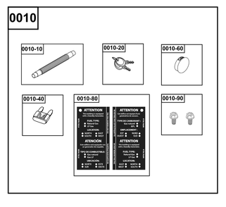 Manuals And Accessories Group Diagram and Parts List for 040611-00  Briggs and Stratton Generator